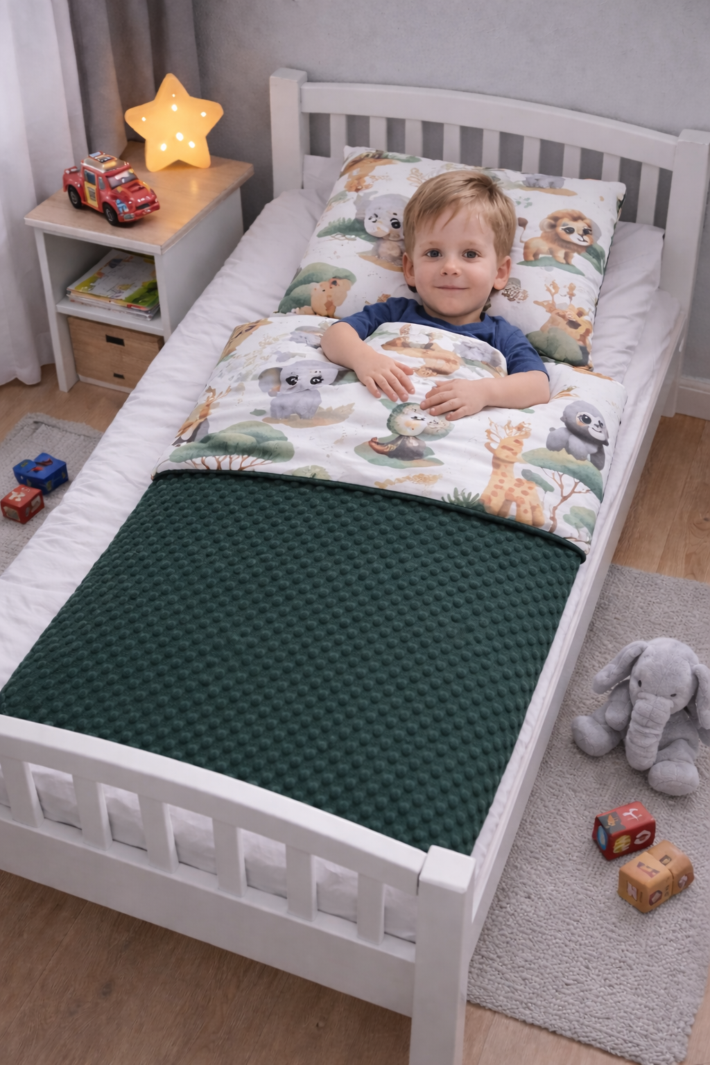 spiworek do przedszkola dla dziecka dzunga minky